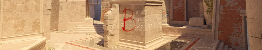 Карта Anubis - прицел игрока Spinx в CS2