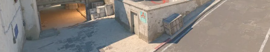 Карта Dust2 - прицел игрока Spinx в CS2