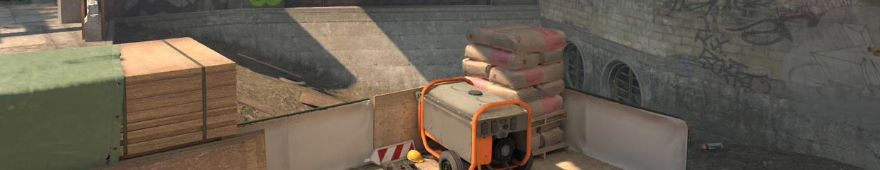 Карта Overpass - прицел игрока Spinx в CS2